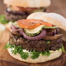 Cervena Venison Burger Recipe | Gourmet Food World