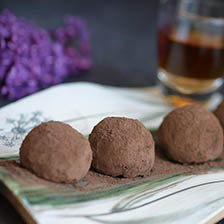 Cocoa Dusted Chocolate Truffles Recipe | Gourmet Food World