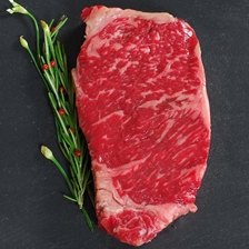 Wagyu Beef New York Strip Steaks - MS 5/6