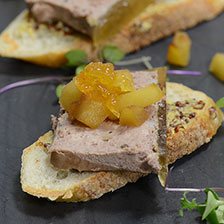 Pate and Apple Chutney Canapes Recipe
