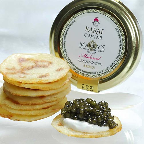 Osetra Karat Amber Caviar Gift Set