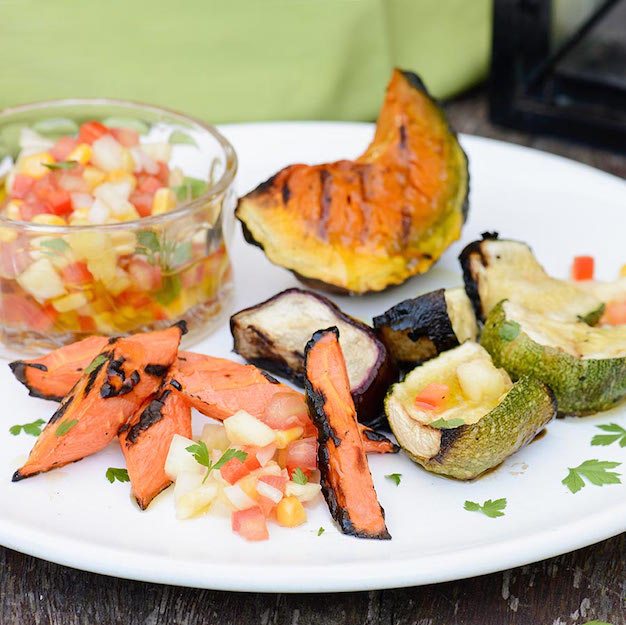 Grilled Vegetables With Pineapple Creole Sauce Recipe Memorial Day
