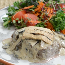 Wagyu Beef Tenderloin Steak in Foie Gras Sauce Recipe
