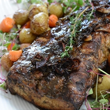 Iberico Pork Loin in Balsamic Vinegar and Red Wine Recipe