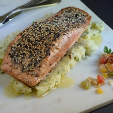 Salmon In Seed Crust Recipe