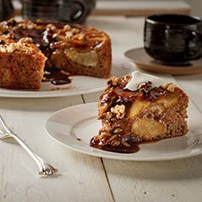 Best Caramel Apple Upside Down Cake Recipe