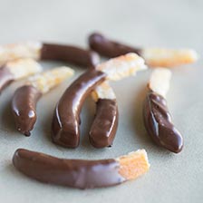 Chocolate-Covered Candied Orange Strips Recipe