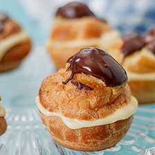 Chocolate Glazed Cream Puffs Recipe