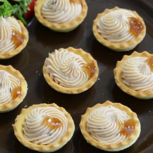 Cheese and Foie Gras Mini Tart Recipe