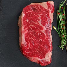 Wagyu Beef New York Strip - MS6 - Whole, PRE-ORDER
