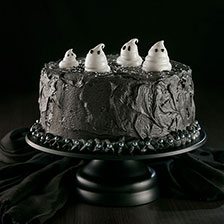 Halloween Ghosts Chocolate Cake Recipe| Gourmet Food World