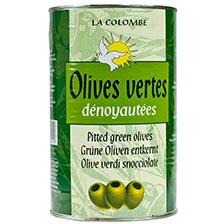 Pitted French Green Olives