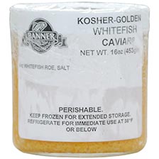 Kosher Golden Whitefish Caviar - Orthodox Union