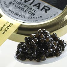 Osetra Baerii Siberian Caviar - Malossol, Farm Raised