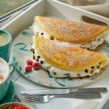 Mascarpone Cannoli Pancakes Recipe | Gourmet Food World