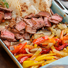 Mole Skirt Steak Fajitas Recipe