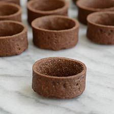 Mini Round Sweet Chocolate Tartelettes - 1.5 Inch