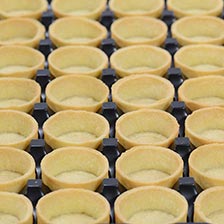 Mini Round Sweet Vanilla Tartelettes - Butter 1.3"