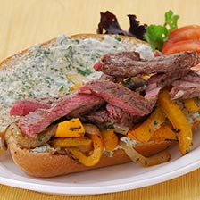 Rib Eye Steak Sandwich With Parsley Mayo Recipe