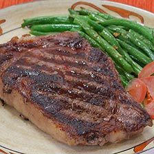 Wagyu Beef New York Strip Steaks MS3 Bone In