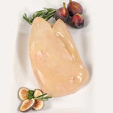 Whole Lobe of Fresh Duck Foie Gras - Grade A, Jumbo Extra, Raw, Frozen