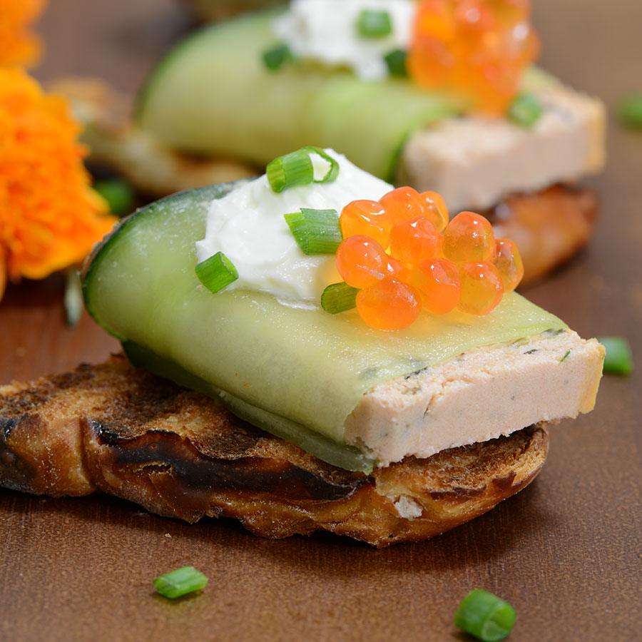 Smoked Salmon Mousse And Caviar Appetizer Recipe Gourmet Food World