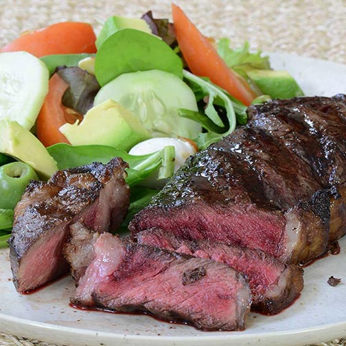 American Bison New York Strip Steaks | Gourmet Food World