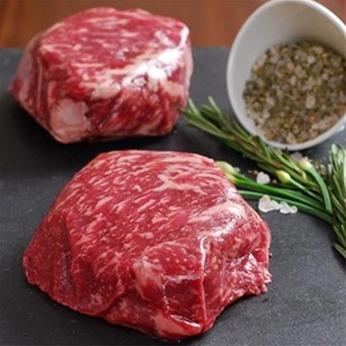 Wagyu Beef Rib Eye Filet Steak - MS6