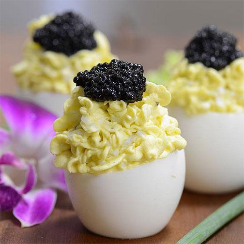 Caviar Deviled Eggs Recipe