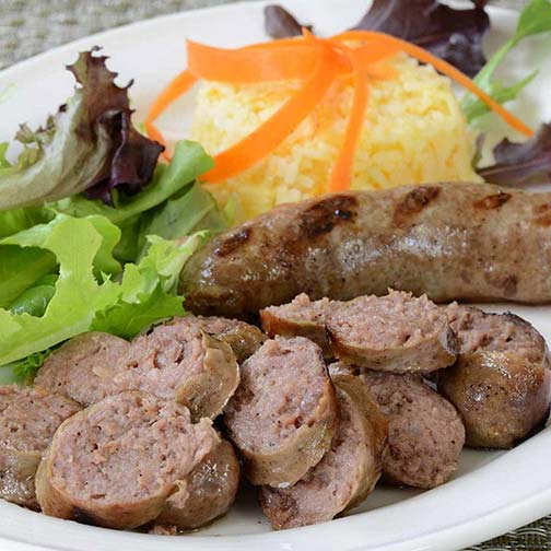 Duck Sausage With Orange Liquor