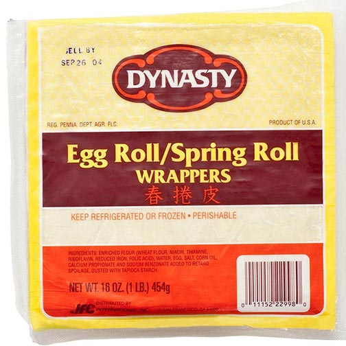 Egg Roll / Spring Roll Wrapper - 6.5 Inch