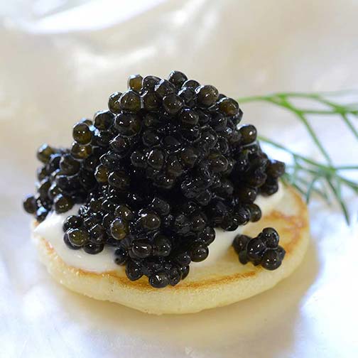 Emperior Caviar Osetra Russian Caviar - Malossol, Farm Raised