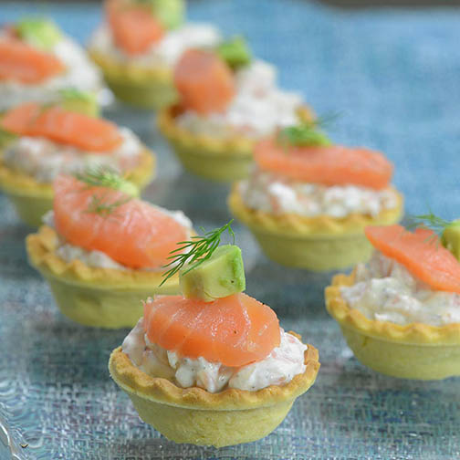 Smoked Salmon Canapes Recipe | Gourmet Food Store
