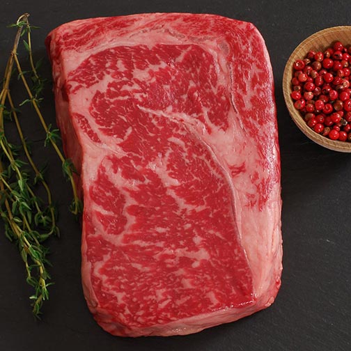 Wagyu Beef Rib Eye Steak, MS7 - Whole