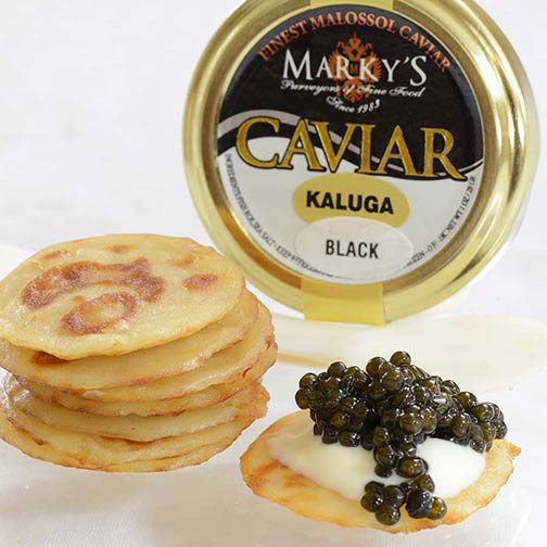 Kaluga Fusion Caviar, Black Gift Set