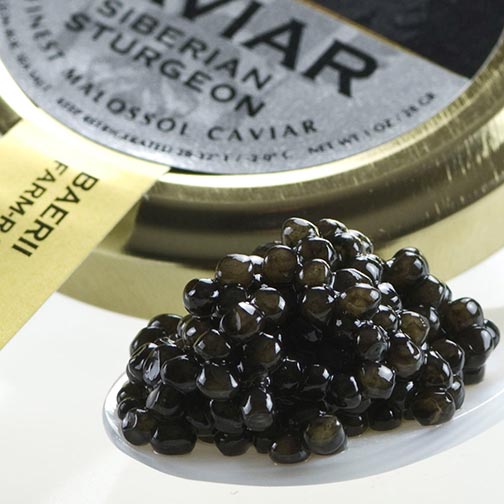 Osetra Baerii Siberian Caviar - Malossol, Farm Raised