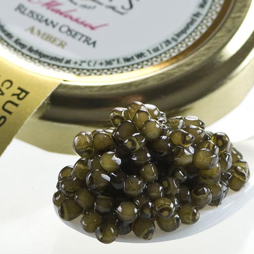 Osetra Karat Amber Caviar - Malossol, Farm Raised