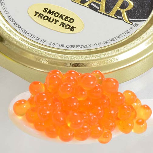Smoked Trout Rainbow Roe Caviar
