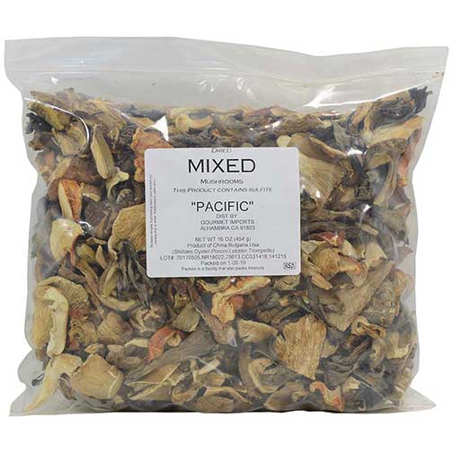 Mixed Wild "Pacific" Mushrooms - Dried