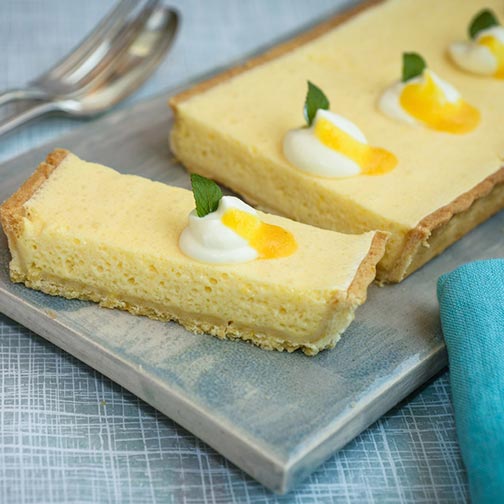 Passion Fruit Mousse Tart Recipe