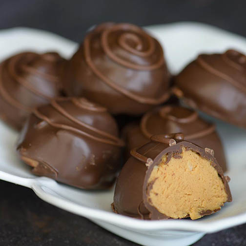 Peanut Butter Truffles Recipe  | Gourmet Food World