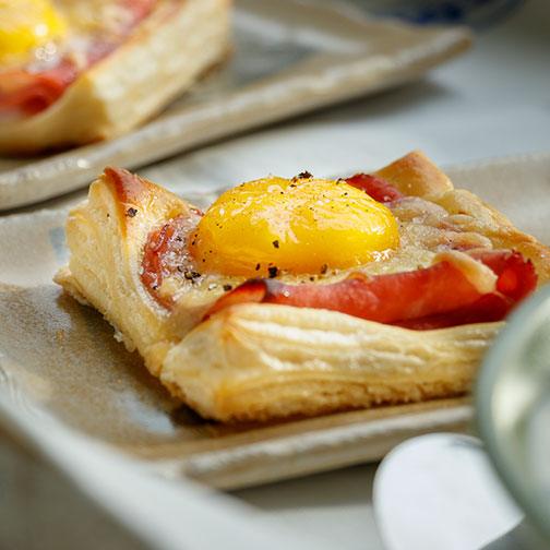 Puff Pastry Breakfast Croque Madame Recipe