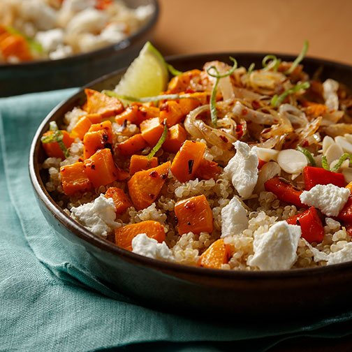 Roasted Squash Quinoa Bowl Recipe