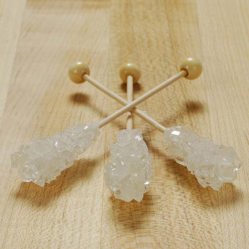 Rock Candy Clear Swizzle Sticks