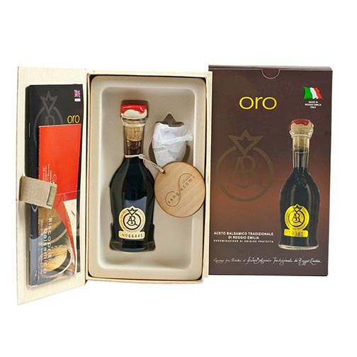 Aged Balsamic Vinegar Tradizionale from Reggio Emilia - Gold Seal - 100 year