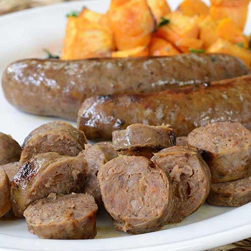 Venison and Blue Berry Sausage