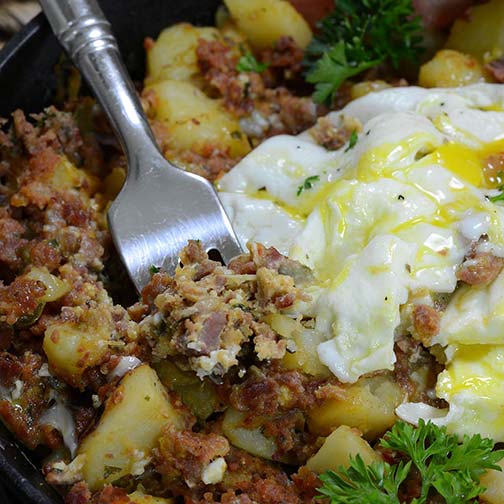 Wagyu Cooked Corned Hash