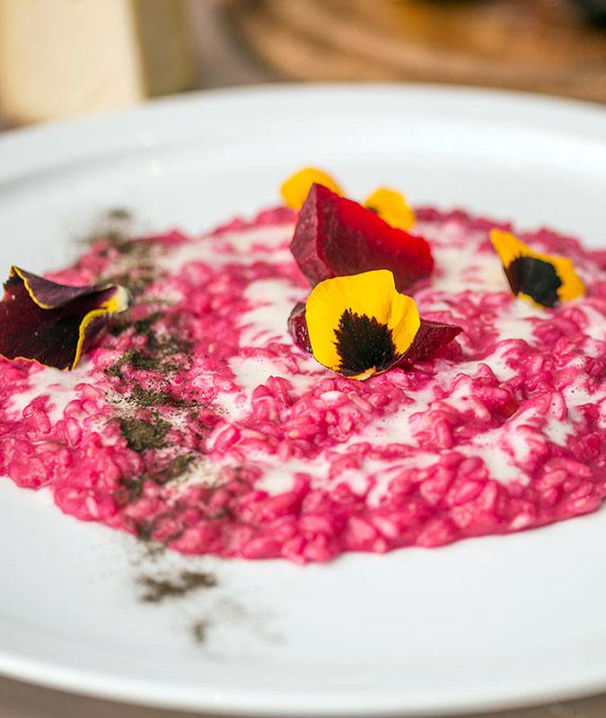 Beet and Goat Cheese Risotto Recipe