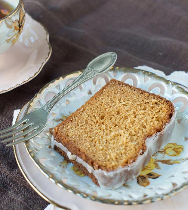 Glazed Dulce de Leche Pound Cake For Mother's Day Breakfast