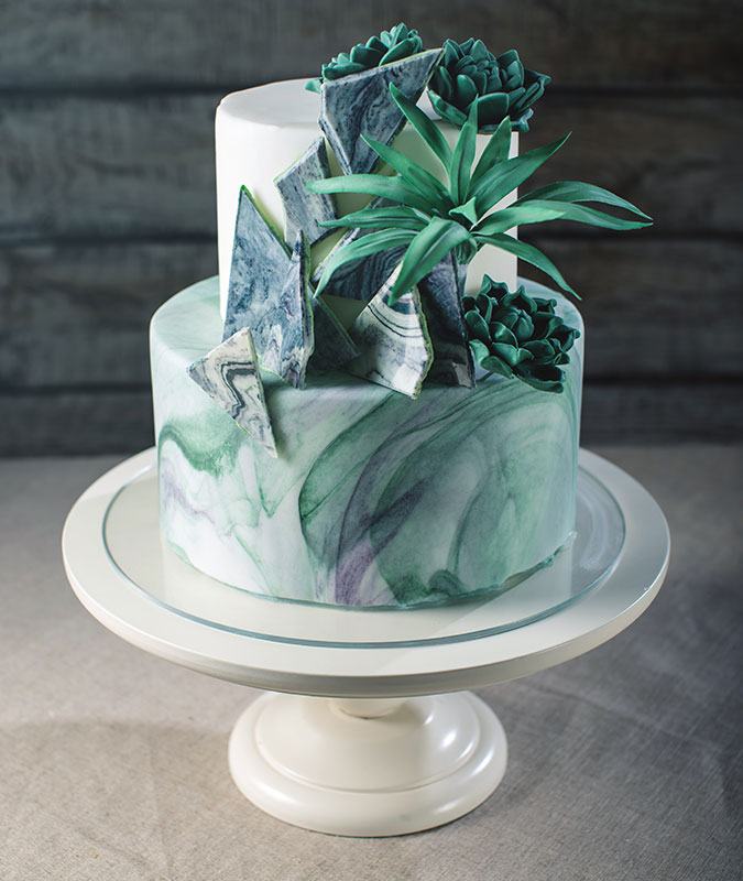 Marble Cake Wedding